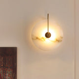 Alabaster LED Wandlamp – Elegant en Rustig Licht