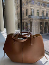 Voss - Vintage Dames Schoudertas - Ruime en Stijlvolle Leren Tas in de Aanbieding