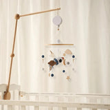 Houten Baby Mobiel – Natuurlijke Bed Mobiel voor Rustgevende Slaap en Kinderkamer Decor