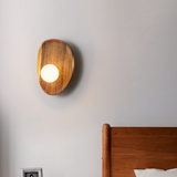 Natuurlijke Houten Wandlamp – Een Mix van Rustieke Charme & Moderne Eenvoud
