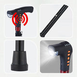 Intelligente wandelstok voor ouderen met LED-verlichting
