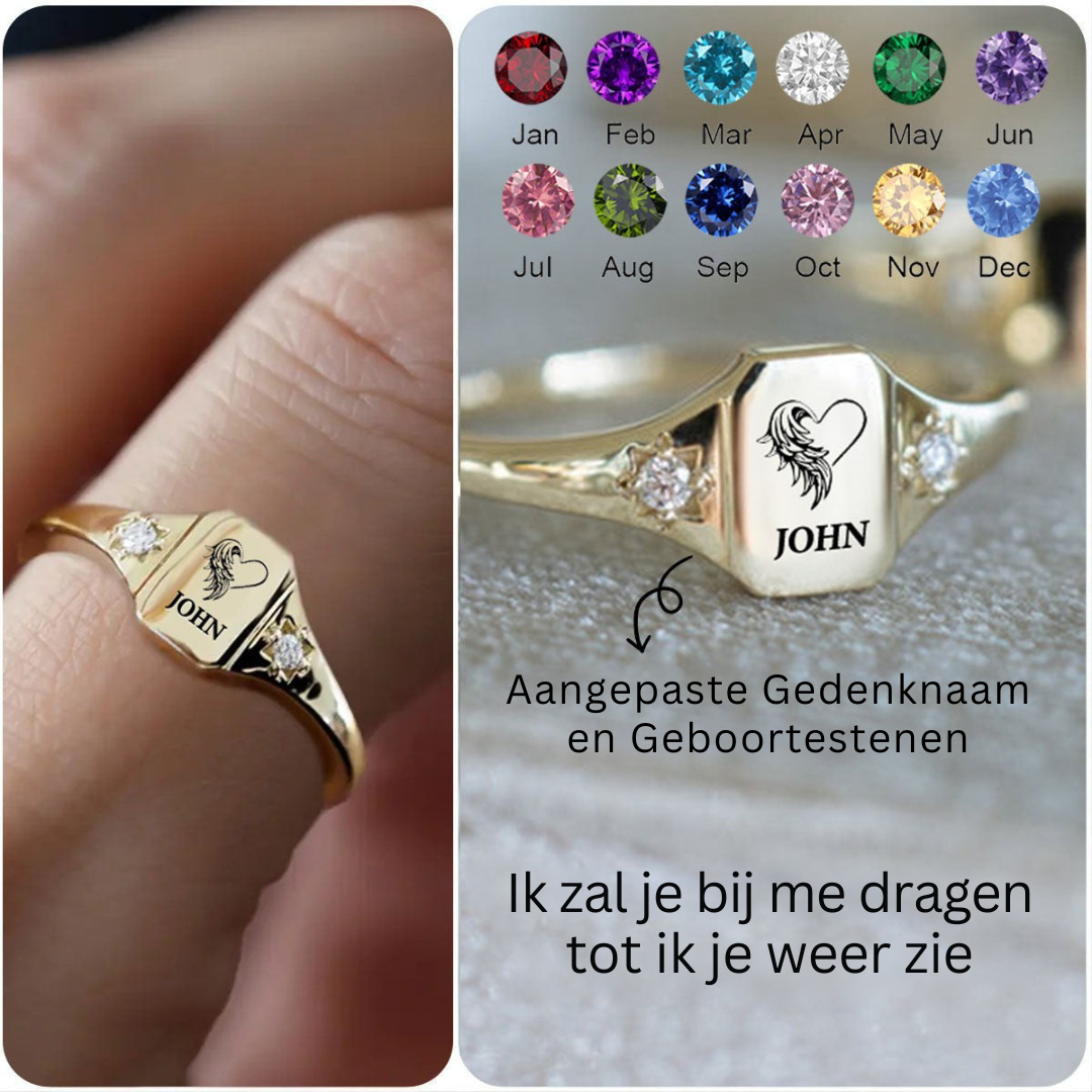 SkyboundLove | Een hartverwarmende ring die dierbare herinneringen omzet in een blijvend symbool van liefde