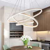Designer LED hanglamp kroonluchter – moderne 3D ringvorm