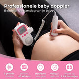Doppler Fetal Hartslagmonitor voor Zwangere Vrouwen Ultrasound Technologie met LCD Scherm
