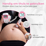 Doppler Fetal Hartslagmonitor voor Zwangere Vrouwen Ultrasound Technologie met LCD Scherm