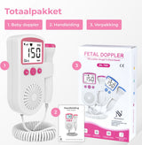 Doppler Fetal Hartslagmonitor voor Zwangere Vrouwen Ultrasound Technologie met LCD Scherm