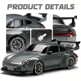 Norvo | Ultimate 1:24 RC Driftauto met LED-wielen – Oplaadbaar 4WD racing speelgoed