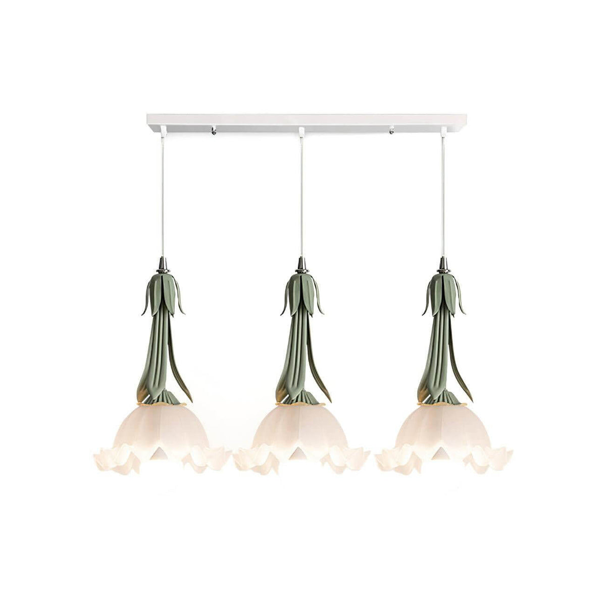 Elegante Hanglamp met Bloemendesign