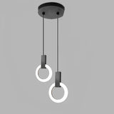 Moderne LED hanglamp gouden ring