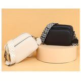 Modieuze Crossbody Tas voor Dames – Casual Schoudertas met Geometrisch Ontwerp