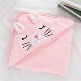 Schattige Kinderbadhanddoek - Voor Badplezier met een Knuffelbare Hoed