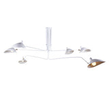 Zwarte plafondlamp met draaibare armen – modern design