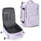 Travelliva Dames Reisrugzak 35 L | Waterdicht & met USB-aansluiting | Anti-diefstal & Schoenenvak | Voor Wandelen, Dagelijks Gebruik & Reizen