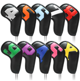 Set van golf ijzer kopcovers