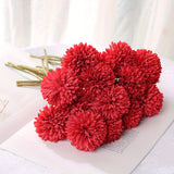 Set van 5 Kunst Chrysant Bloemen – Realistische Bloemstukken voor Bruiloften en Huisdecoratie