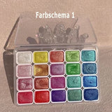 💥 Opruiming 😍🎨 20 Kleuren Aquarel Verfdoos