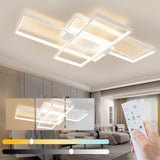 Moderne LED Plafondlamp met Geometrisch Design – Dimbaar en Met Afstandsbediening