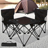 Opvouwbare Tuinset met Tafel en Stoelen – Draagbaar voor Kamperen en BBQ