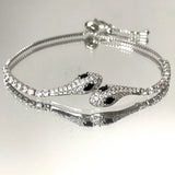 Zilveren Slangenarmband met Zirkonia – Lyra