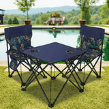 Opvouwbare Tuinset met Tafel en Stoelen – Draagbaar voor Kamperen en BBQ