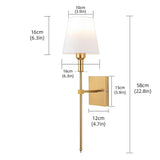 Oplaadbare Draadloze Wandlamp – Afstandsbedienbare LED Lamp in Goud, Zwart & Zilver