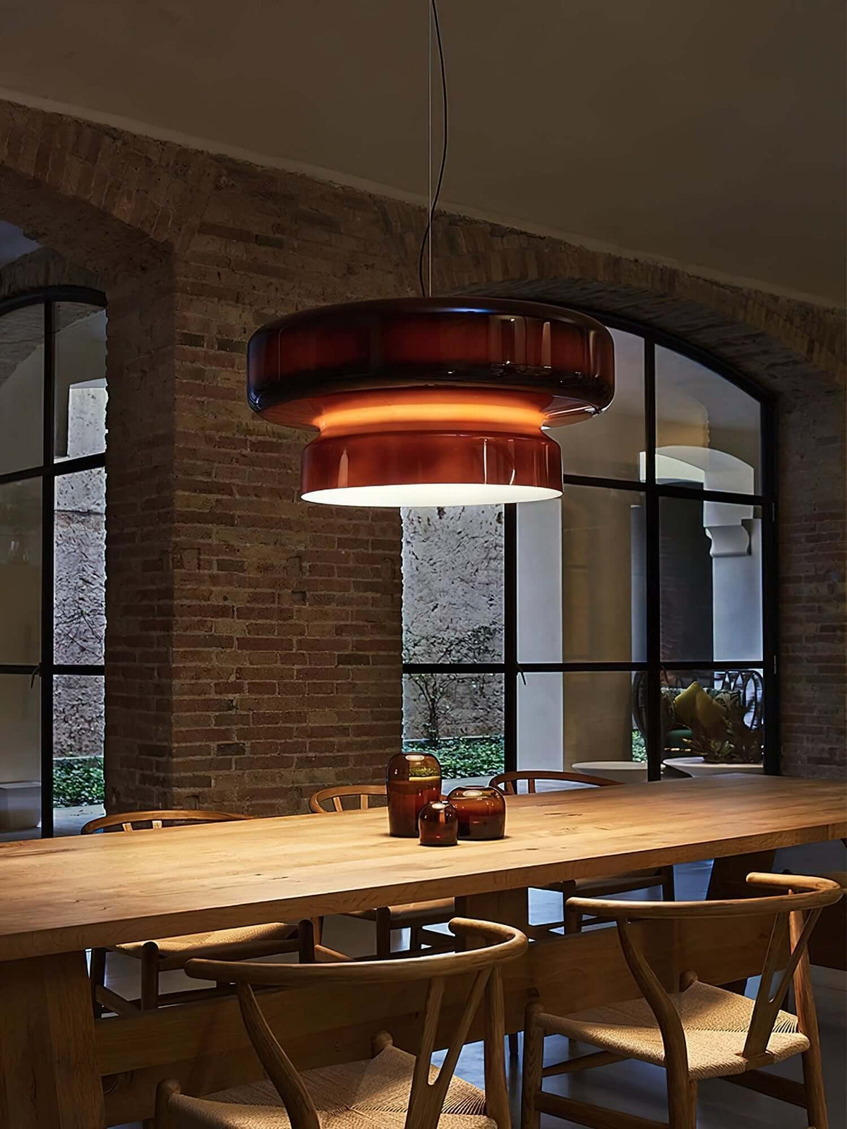 Bohemien Stijl Hanglamp - Glas & Metaal LED