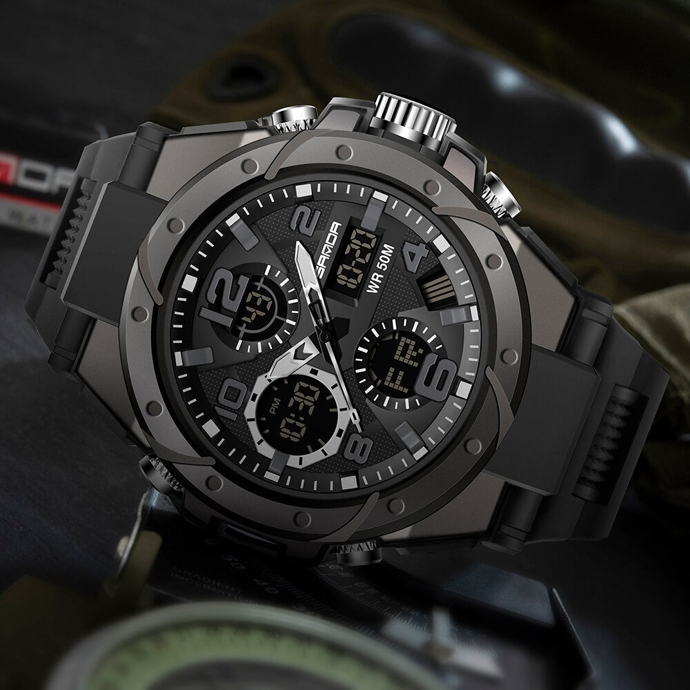 TitanGuard | Multifunctioneel Militair Herenhorloge