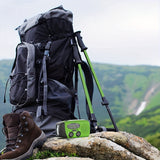 SurvivorPro - Draagbare Noodradio met Powerbank & LED-zaklamp, Zonne- en USB-oplaadbaar