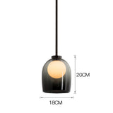 Moderne Glazen Hanglamp – Rookglas of Helder Glas voor Elegante Sfeer