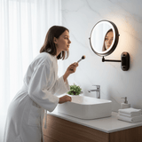 MAGNIFILUX – LED-vergrotingsspiegel met instelbare verlichting en oplaadbare accu