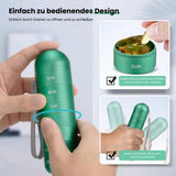 Aluminium Opbergdoos met 7 Vakken | Reisdoos voor Tabletten & Vitaminen | AluBox