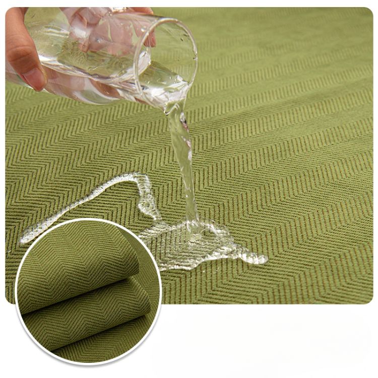 Chenille-bankbeschermers met visgraatstructuur – VeluraShield