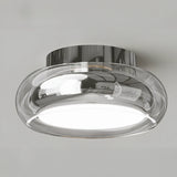 Moderne Plafondlamp met Glazen Kappen