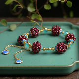 Natuurlijke Granaat Armband – Selina