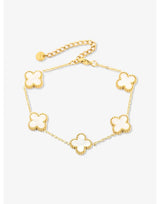 Vijfbladig Klavertje Vier Armband