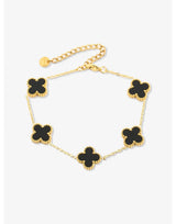 Vijfbladig Klavertje Vier Armband