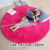 Ronde Fluffy Tapijt - Clouda
