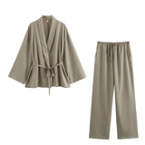 NALANI | Linnen Kimono Set - Comfortabel, Trendy & Chic