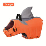 Reflecterende Shark Hondenzwempak – Veiligheidsvest voor Huisdieren met Handgreep en Verstelbare Riemen