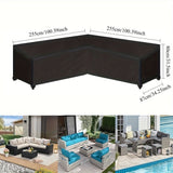 ShieldGuard Outdoor Hoes – Robuuste Bescherming voor V-vormige Loungesets
