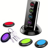 Sleutels Finder met 4 Ontvangers – LED Zaklamp & Draagbaar Ontwerp