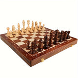 Houten schaakset - perfect voor competitief spel