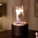 Klassieke olielamp met open vlam - Lumora