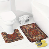 Perzisch Geïnspireerde Badkamer Tapijten Set – Absorberend en Antislip