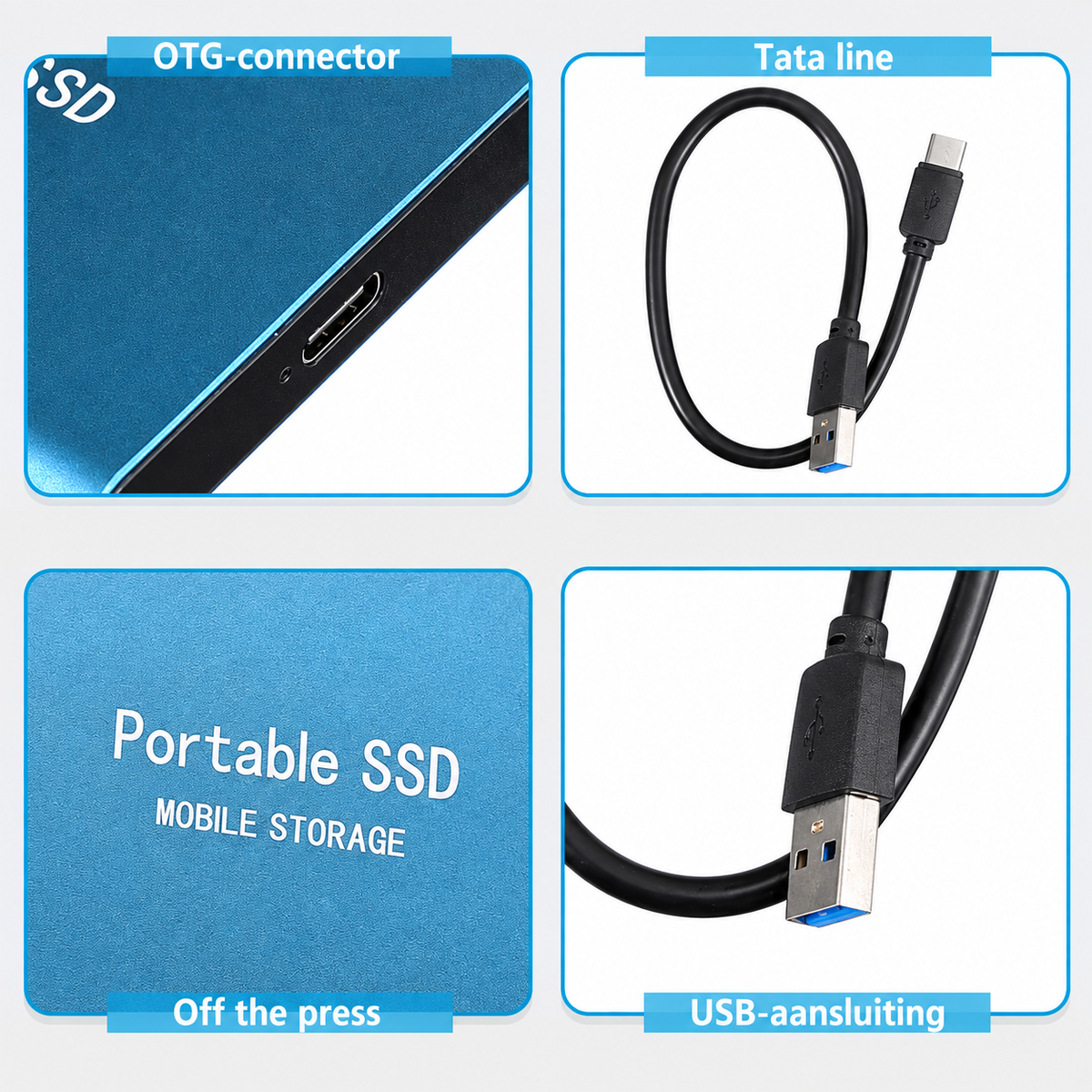 Hogepresterende externe SSD | Snelle, betrouwbare draagbare opslag