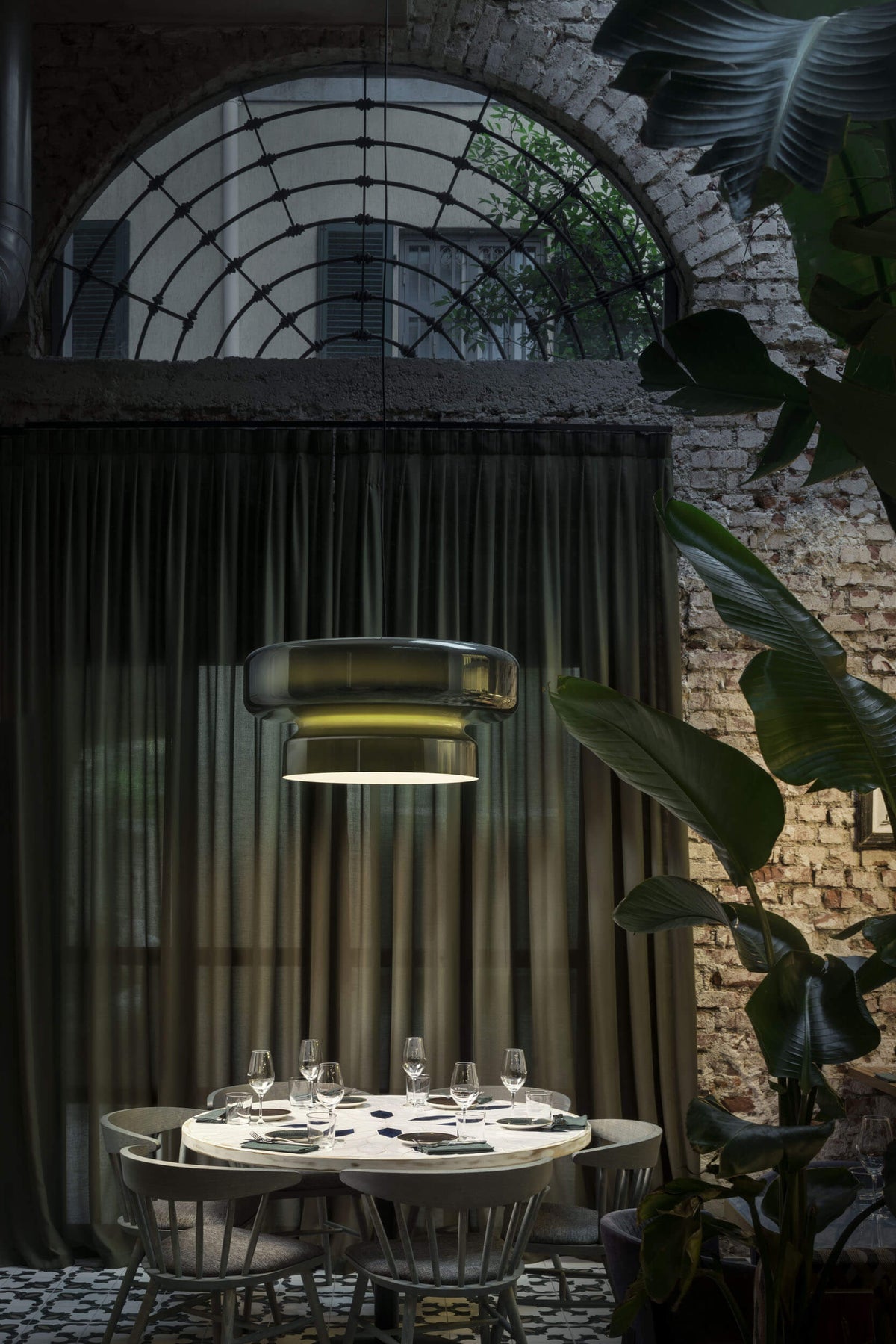 Bohemien Stijl Hanglamp - Glas & Metaal LED