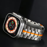 Kevanox Horlogeband | Horlogebandjes | Titanium Apple Watch band met luxe uitstraling