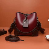 ShoulderBag: Echt Leer Niche Dames Schoudertas
