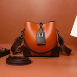 ShoulderBag: Echt Leer Niche Dames Schoudertas
