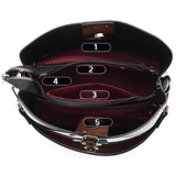 ShoulderBag: Echt Leer Niche Dames Schoudertas
